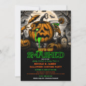 スマッシュパンプキンハロウィンパーティー 招待状 (正面)