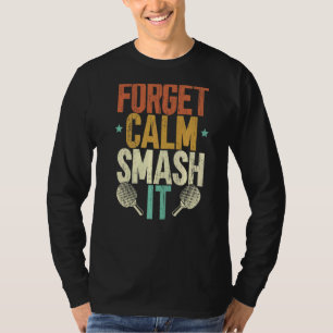 スマッシュピンポンのマスターパドルスポーツプレーヤーテーブル Tシャツ