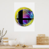 スマッシュブラブのボールすごいエンブレム ポスター (キッチン)