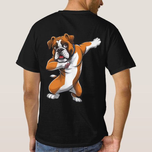 「スマッシュ炸裂!」ピックルボールTシャツ Tシャツ (裏面)