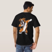 「スマッシュ炸裂!」ピックルボールTシャツ Tシャツ (裏面フル)