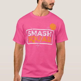 スマッシュ・スクワッド・チーム・ピックルボール・プレーヤー Tシャツ