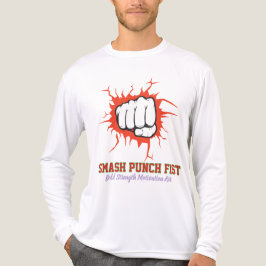 スマッシュ・パンチ・フィスト - 勇気ある強さのモチベーションアート トライブレンドＴシャツ