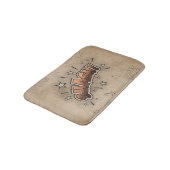 スマッシュ!ヴィンテージ漫画ブックスチームパンクポップ・アートのアート バスマット (アングル)