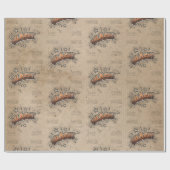 スマッシュ！ヴィンテージ漫画ブックスチームパンクポップ・アートのアート ラッピングペーパー (フラット)