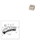 スマッシュ！ヴィンテージ漫画ブックスチームパンクポップ・アートのアート ラバースタンプ (押印)