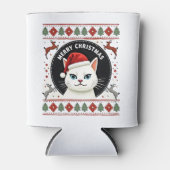 スマッジ キャット ダサい クリスマス スウェーター  (3) 缶クーラー (正面)