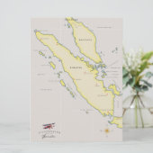 スマトラの地図 (スタンド正面)