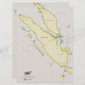 スマトラの地図 (正面/裏面)