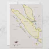 スマトラの地図 (正面)