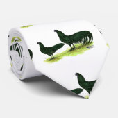 スマトラの黒い鶏 ネクタイ (ロール)