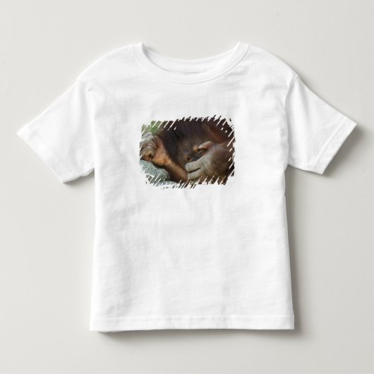スマトラオランウータン, Pongo pygmaeus トドラーTシャツ (正面)
