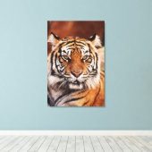 スマトラトラ キャンバスプリント (インサイチュ (ウッドフロア))