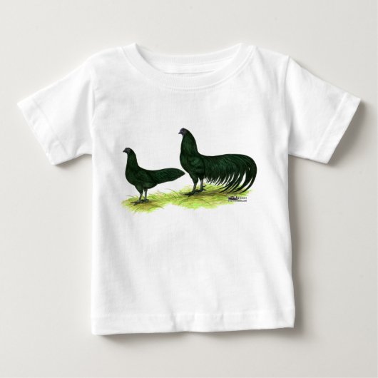 スマトラブラックチキン ベビーTシャツ (正面)