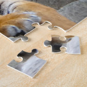 スマトラーン・タイガー。大きな猫。 ジグソーパズル (側面)