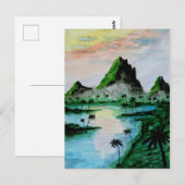 スマトラ山脈 ポストカード (正面/裏面)