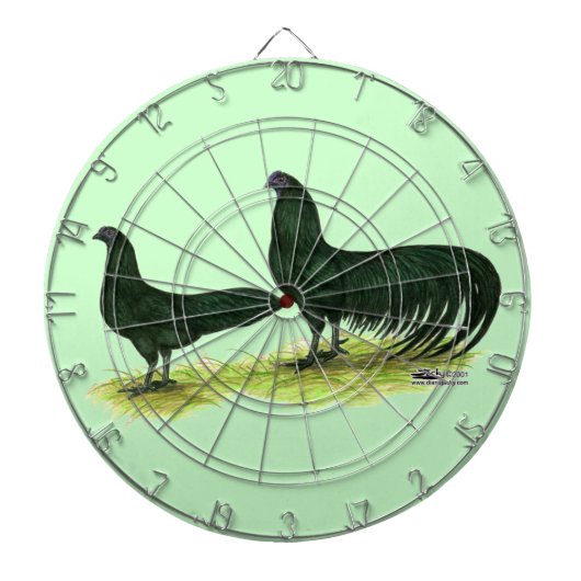 スマトラ黒鶏 ダーツボード (正面)