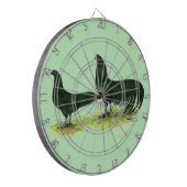 スマトラ黒鶏 ダーツボード (正面左)