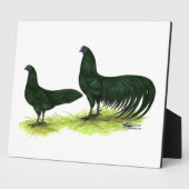 スマトラ黒鶏 フォトプラーク (側面)