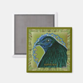 スマトラ・ルースター額縁型 マグネット (正面/裏面)