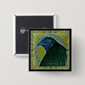 スマトラ・ルースター額縁型 缶バッジ (正面&裏面)