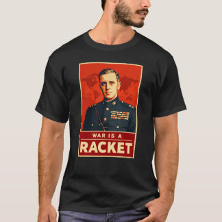 スマドレー・バトラー 戦争は詐欺 反戦 軍事 Tシャツ