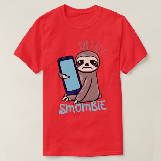 スマビースロッスボアスロスと携帯電話 Tシャツ (デザイン正面)