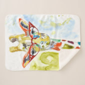 スマリーパンツキリン シェルパブランケット (正面(横))