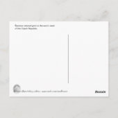 スマヴァ国立公園のはがき ポストカード (裏面)