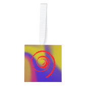 スマーカラフルジキューブの回転オーナメント キューブオーナメント (正面)