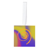 スマーカラフルジキューブの回転オーナメント キューブオーナメント (正面)