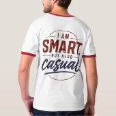 スマートでおしゃれな雰囲気 | ミニマリストの名言Tシャツ Tシャツ (裏面)