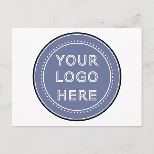スマートで洗練された、パーソナライズされた ポストカード (正面)