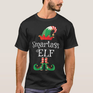 スマートなエルフシャツ面白い衣装マッチングクリスマ Tシャツ