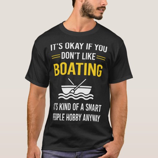 スマートな人々のボート Tシャツ (正面)