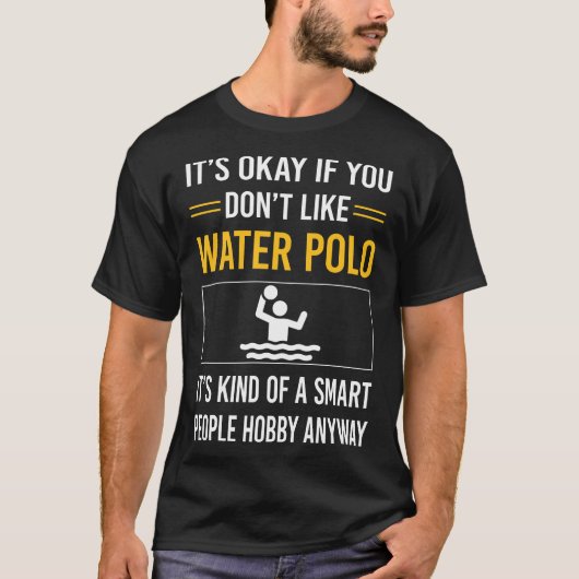 スマートな人々の水球 Tシャツ (正面)