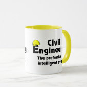 スマートな土木エンジニア マグカップ (正面右)