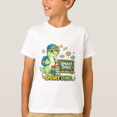 スマートな恐竜のバックトゥスクール Tシャツ (正面)
