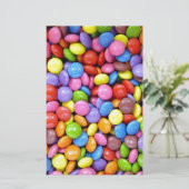 スマートな背景 便箋 (スタンド正面)