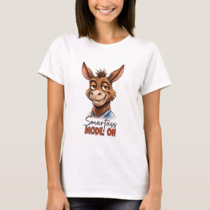 スマートアサモードオン - 面白い皮肉なユーモア Tシャツ