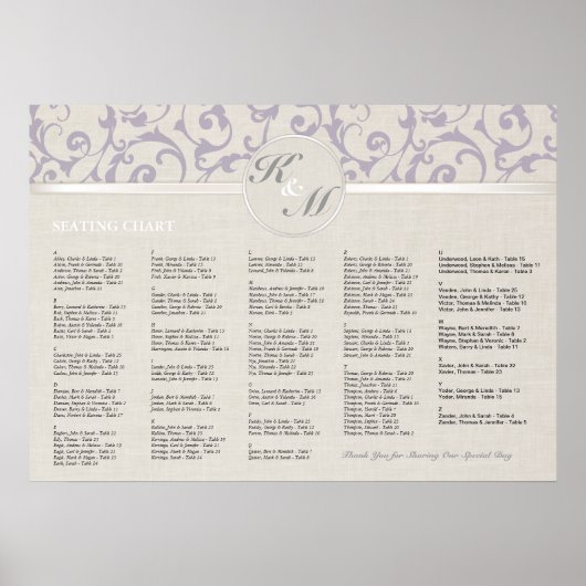 スマートエレガンス ラベンダー ウェディングコレクション ポスター (正面)