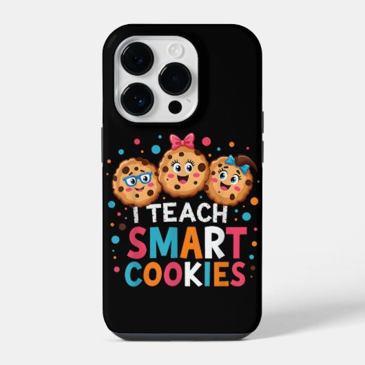 スマートクッキーを教える先生 バックトゥスクール iPhoneケース (裏面)