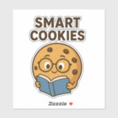スマートクッキー – 学び、成長、輝く 🍪📚 シール (シート)