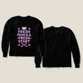 スマートスタートのTシャツ (デザイン 正面&背面)
