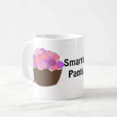 スマートパンツのカップケーキ コーヒーマグカップ (正面左)