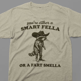 スマートフェラファートスマエラ・アライグマ Tシャツ