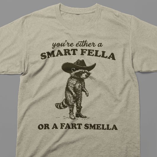 スマートフェラファートスマエラ・アライグマ Tシャツ