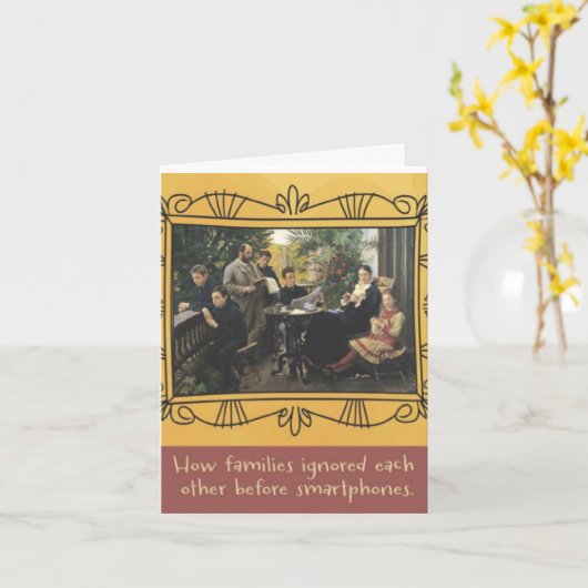 スマートフォンの誕生日カード カード (黄色い花)