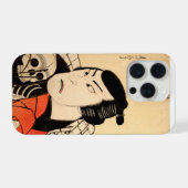 スマートフォンケースSharaku Kabuki Actor iPhone 15 Pro Case  iPhoneケース (裏面横)