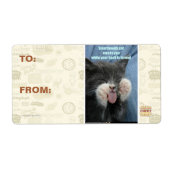 スマートマウス猫 ラベル (正面)